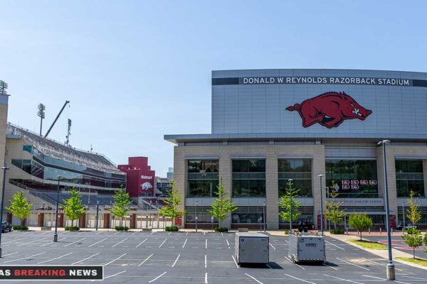 Donald W. Reynolds Razorback Stadium in Fayetteville ahead of the 2026 Arkansas football season