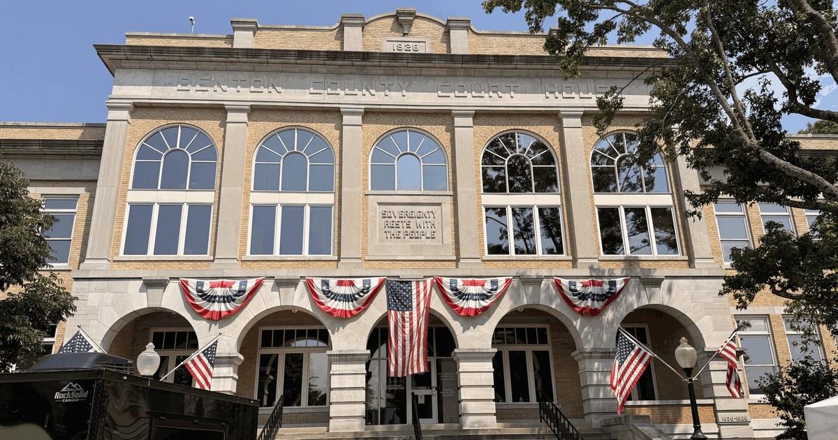 Benton County Courthouse in Bentonville