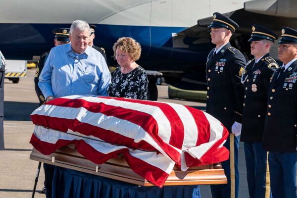 Arkansas soldier who survived Bataan Death March comes home after 84 years