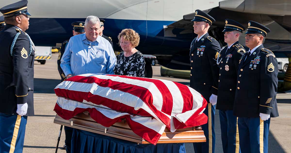 Arkansas soldier who survived Bataan Death March comes home after 84 years