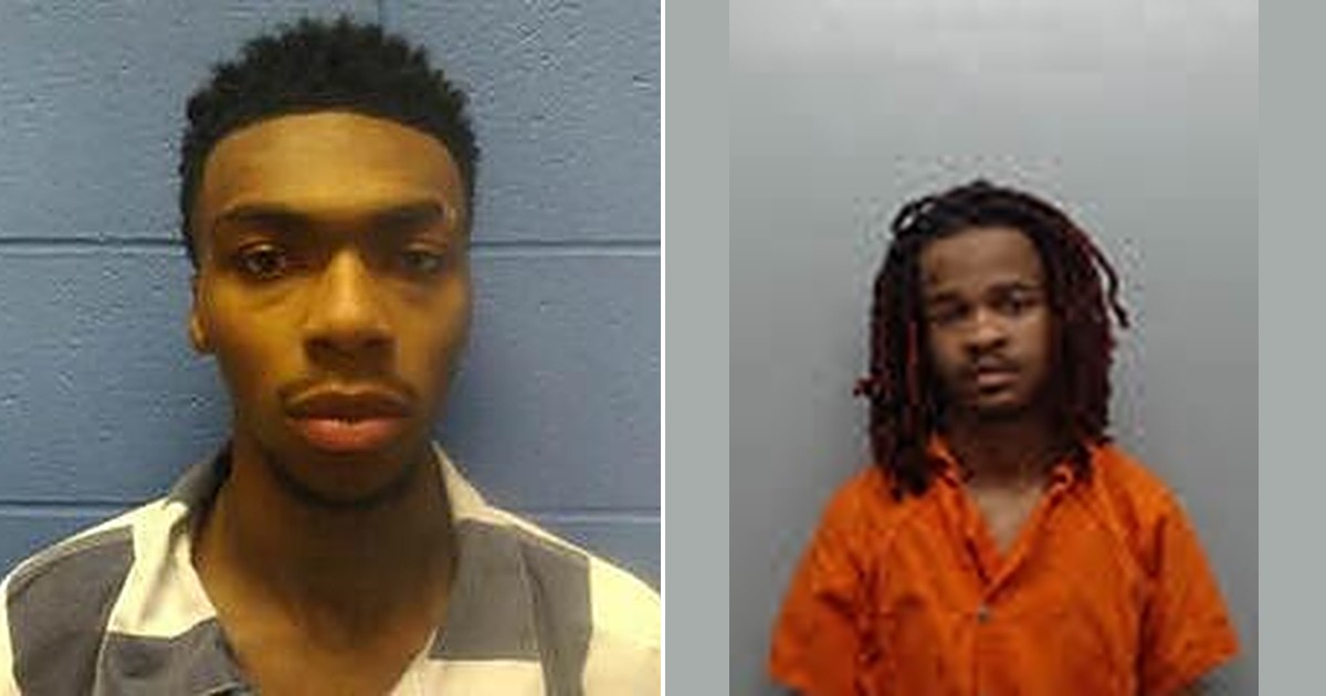 Booking photos of Tre'Veon Jeffers and Hershall Williams Jr.
