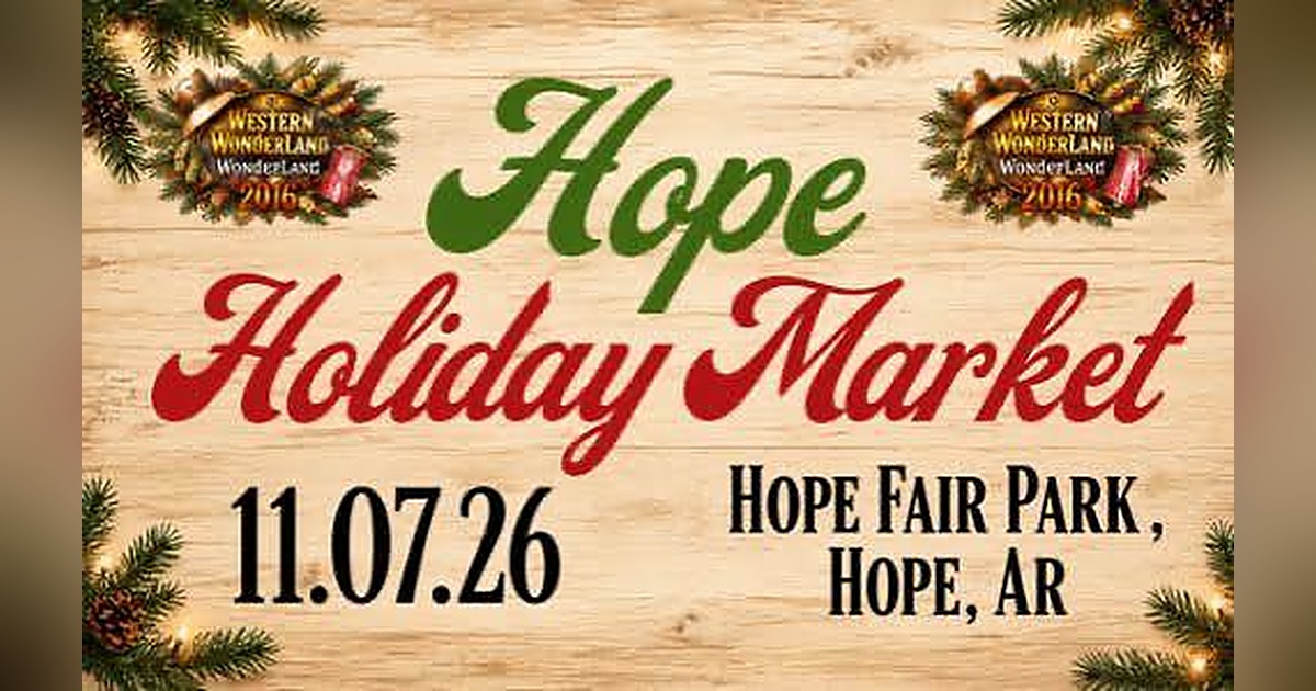 Inaugural Hope Holiday Market Brings Western Wonderland to Hope November 7
