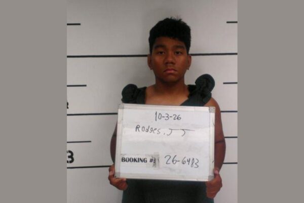 Booking photo of JJ Daniel Rodgers, 18, of Greenwood